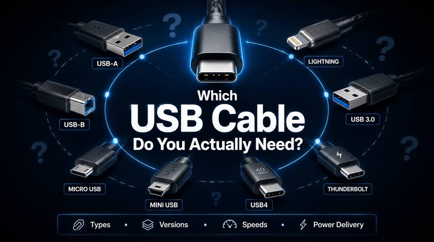 How to Identify Any USB Cable (USB-C, USB-A, Micro USB & More)
