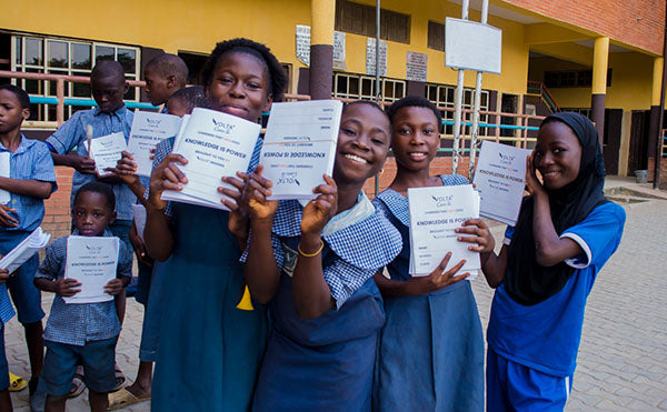 Empowering Education: Volta Care Team Provides Exercise Books to Underserved Students