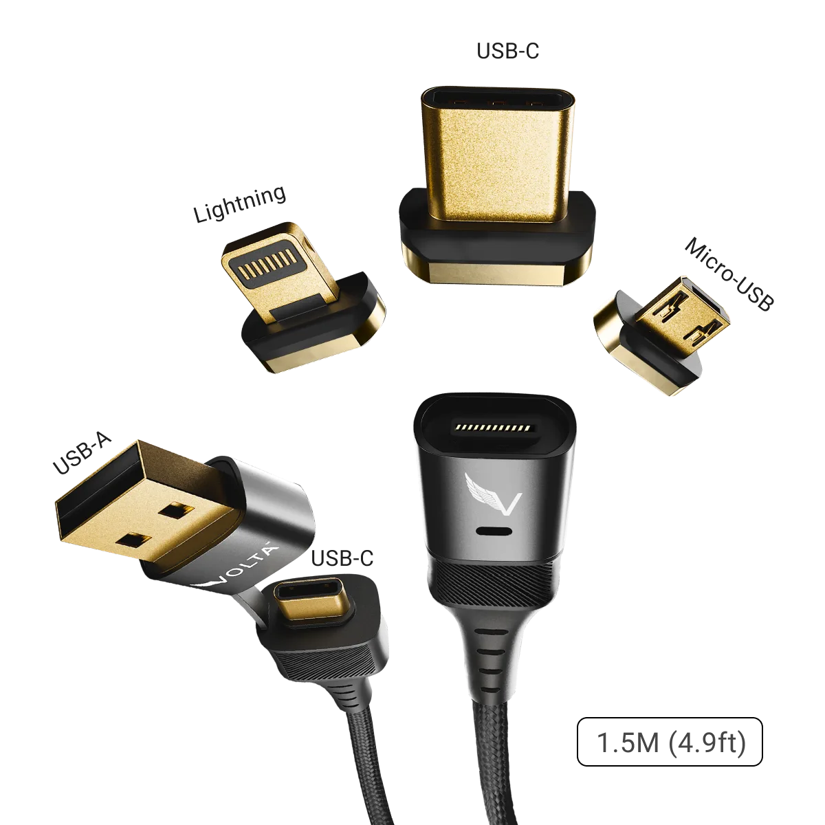 Volta MAX Cable (Nylon Braided)