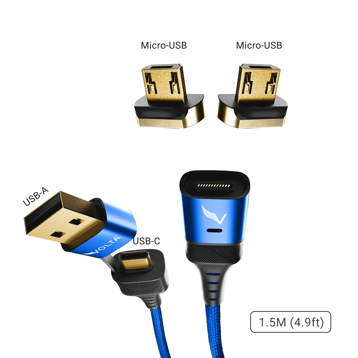 Volta MAX Cable (Nylon Braided)