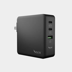 Volta Giga 100W USB-C GaN Charger 3-Port Fast Charger for Laptops & Phones