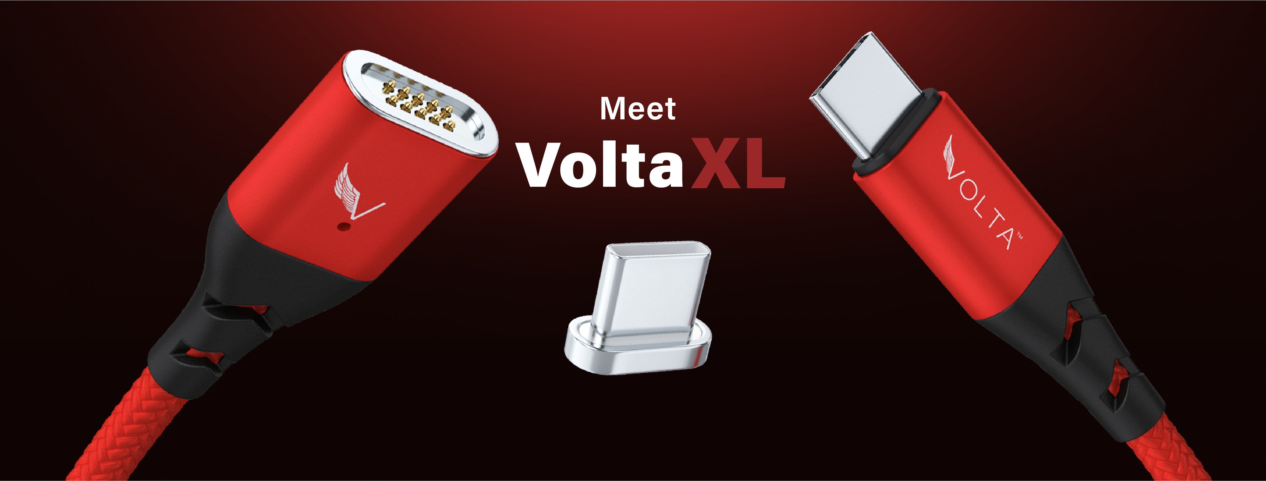 Volta XL- Strength. Versatile. Beautiful. Fast. Taking inspiration from the coveted, magnetically- attaching MagSafe design.