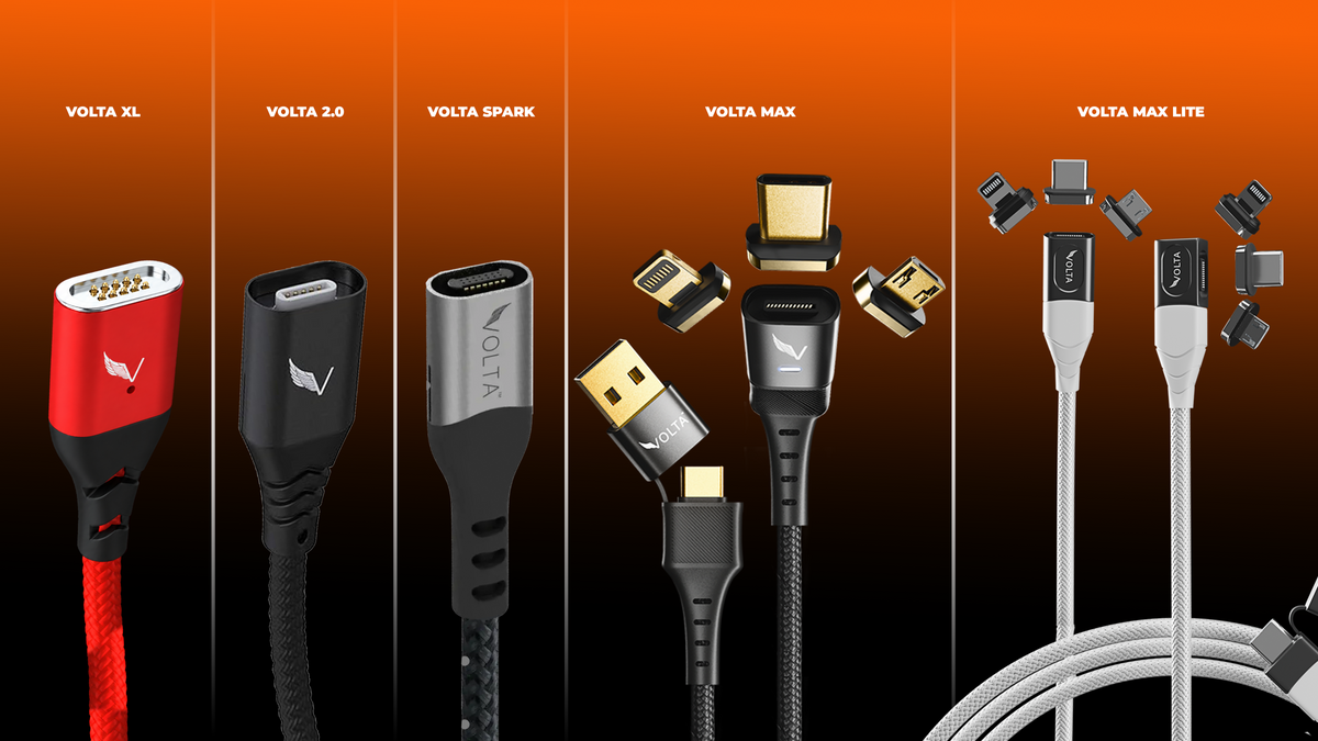 Volta Cable Compared: 2.0 vs XL vs MAX vs MAX Lite