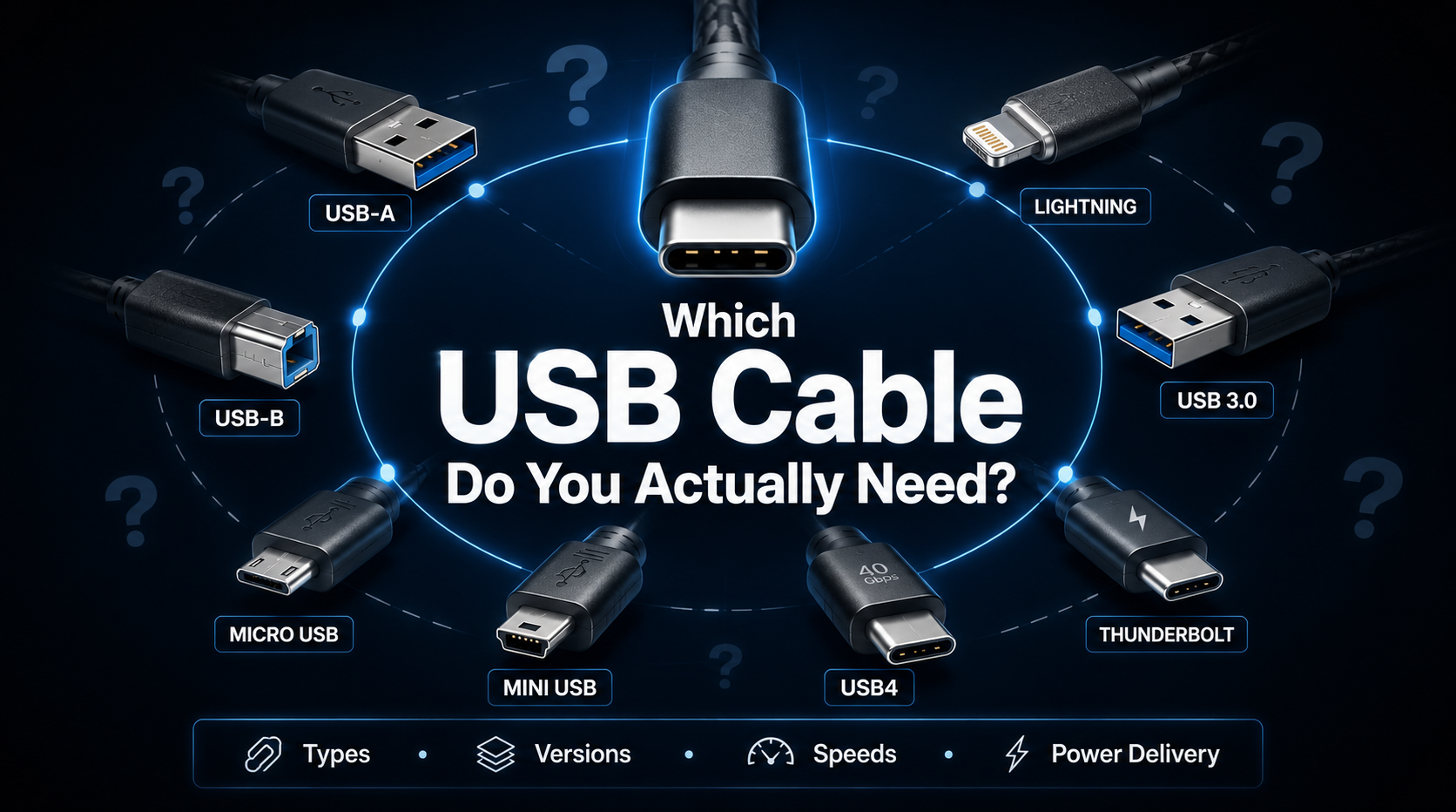 How to Identify Any USB Cable (USB-C, USB-A, Micro USB & More)