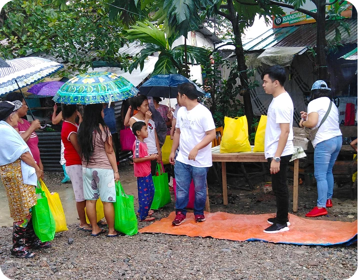 Monsoon relief drive — Cebu, Philippines