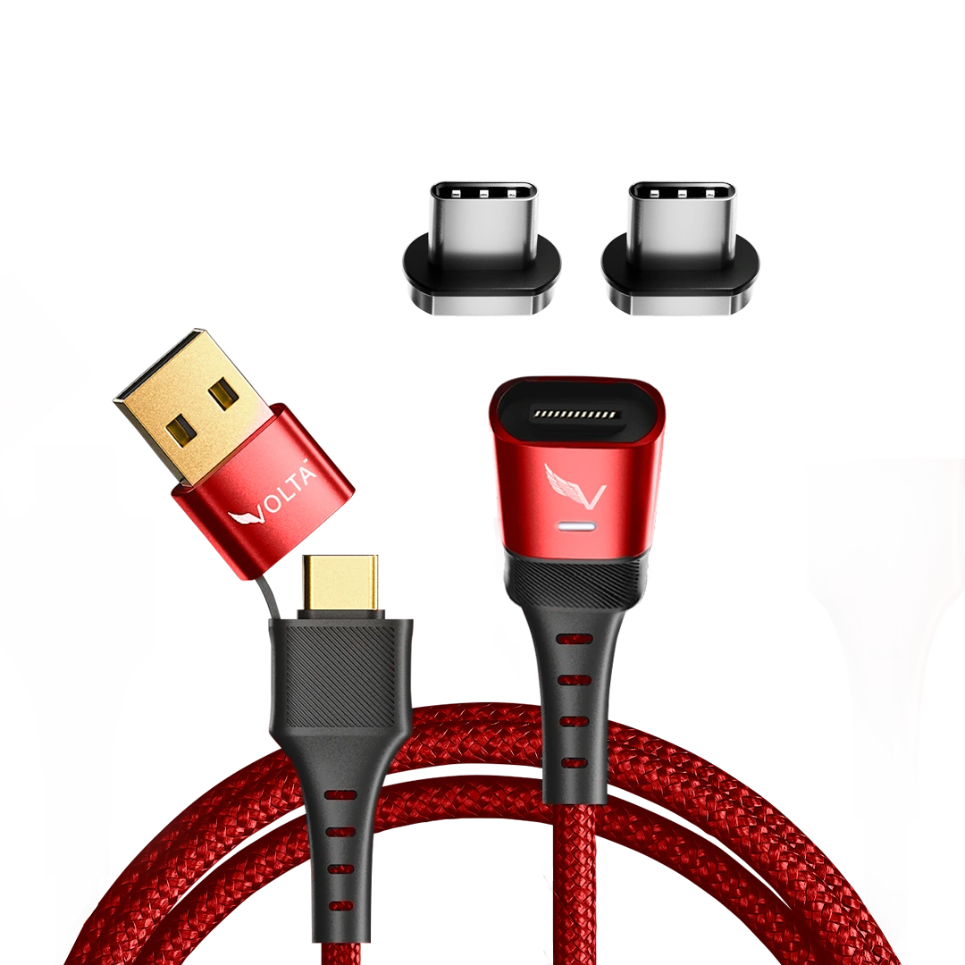 Volta Max 240W Cable Set, Red