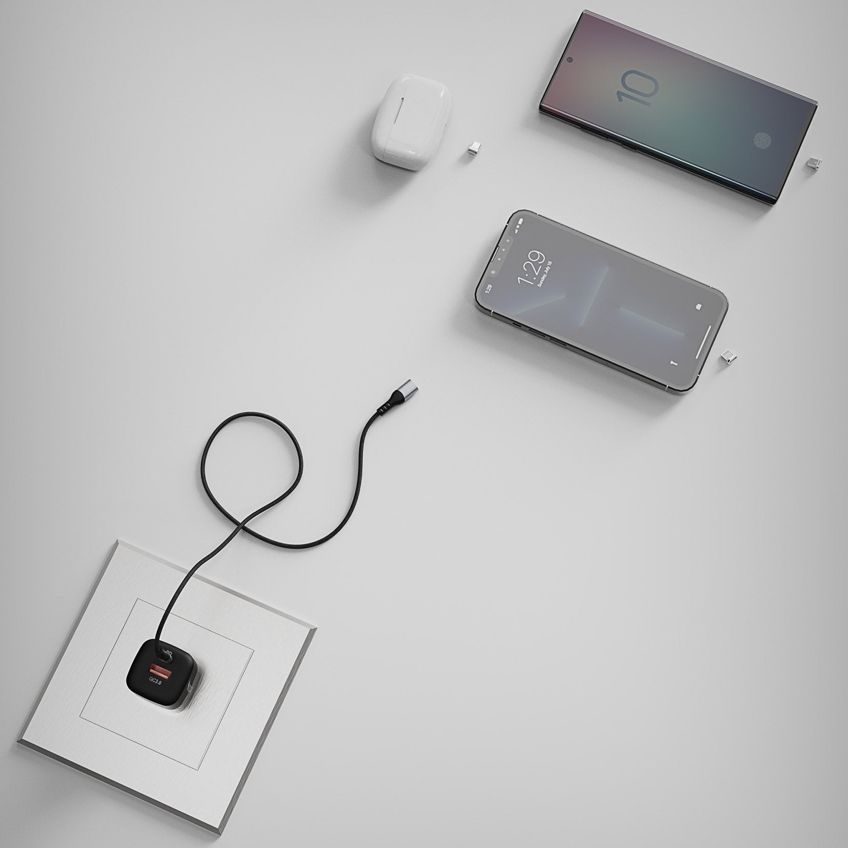 33W Volta Giga Universal GaN Charger for Apple and Android devices