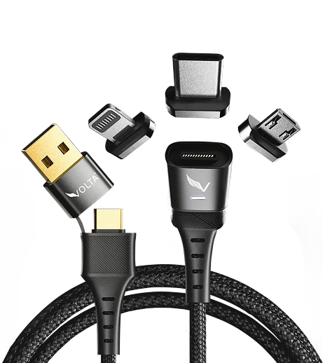 Volta MAX Cable with three magnetic tips