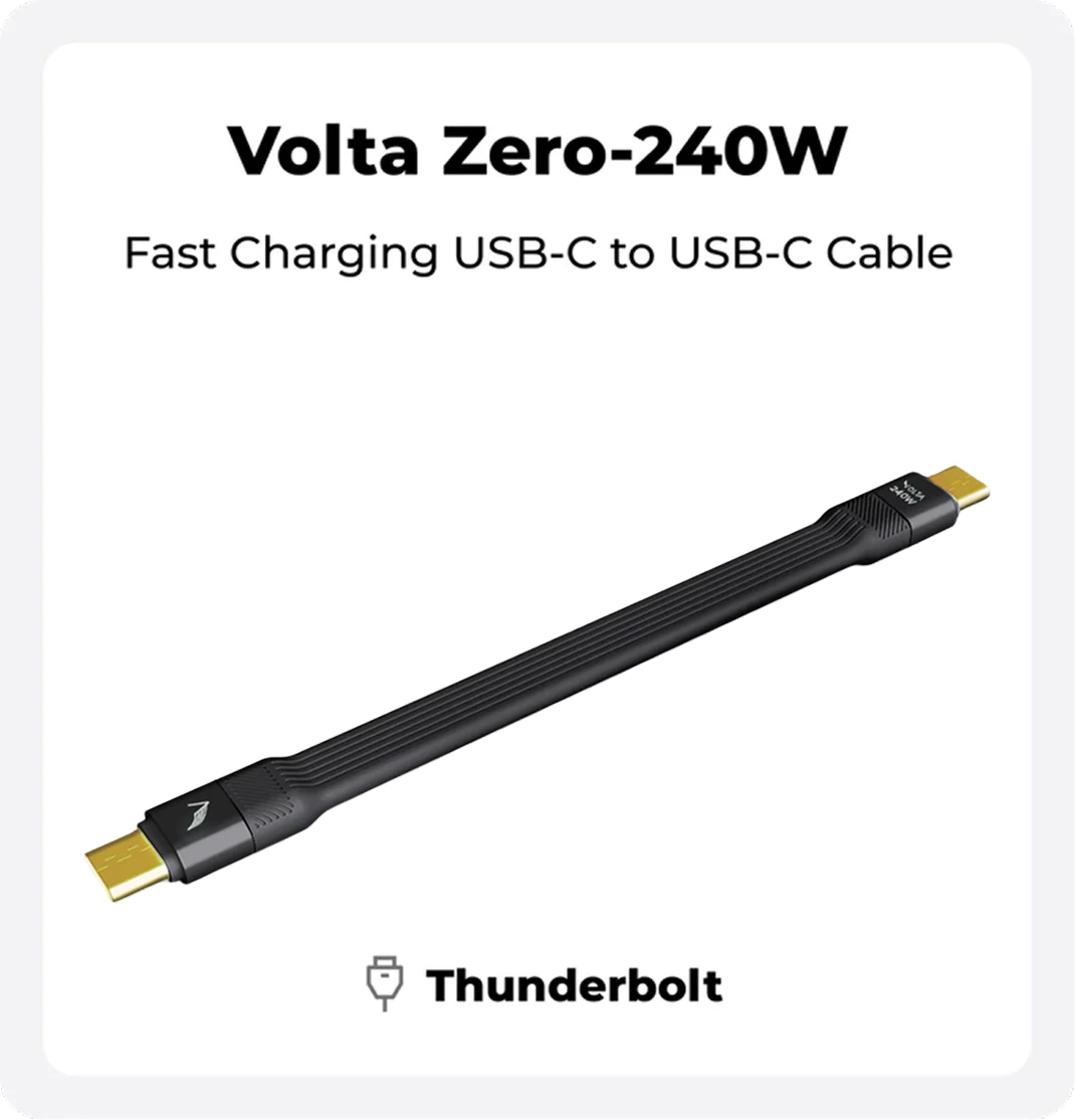 Volta Zero 240w Type-C Cable. 