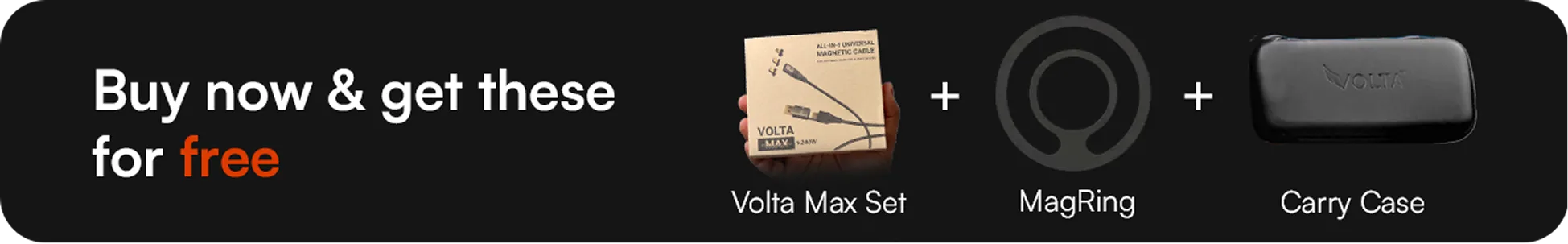 VoltaGo MAX - 27,000 mAh Airline-Safe Portable Power Bank (Bundle)